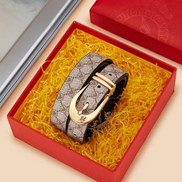 英皇保羅真皮正品皮帶女士2024新款時尚針扣牛仔褲潮流個性褲腰帶