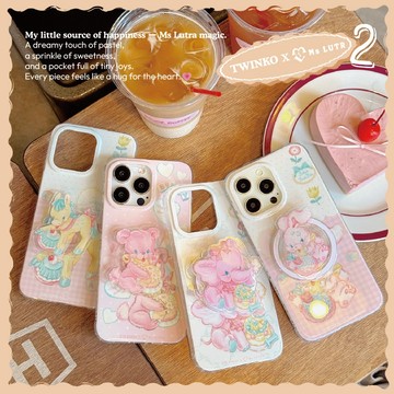 Twinko💗[CA2055]Ms LUTRA獨家聯名2✦寶寶蛋糕派對主題/高品質永不掉色IMD內層印刷手機殼/磁吸殼
