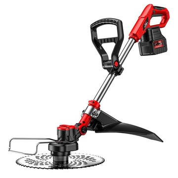 德力西電氣充電電動割草機家用手持小型鋰電打草機農用除草神器[DD1209001]