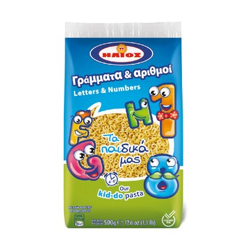 Helios 英文字母數字造型義大利麵 500g