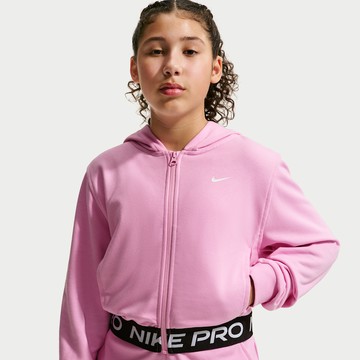 Nike Pro Fleece Older Kids' (Girls') Dri-FIT Full-Zip Hoodie
