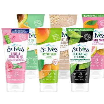 🔥正品+發票 St.Ives  聖維斯 去角質磨砂膏 (臉+身體專用)杏桃 玫瑰 綠茶 美國原裝 🥀CAROL小舖