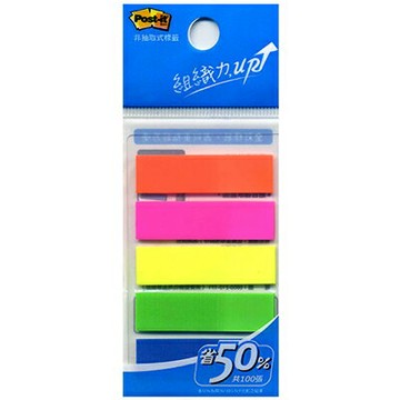 【文具通】3M 583-5 五色利貼螢光標籤 M7010330【APP滿額下單4%點數(單一帳號最高1000點)】7/31止