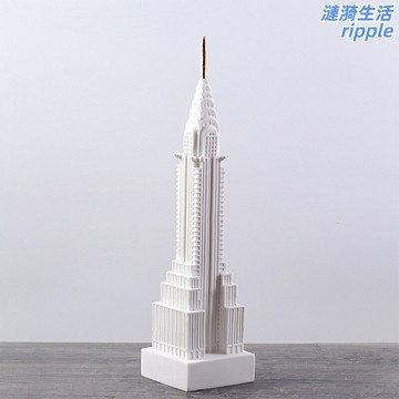 【尖塔工藝】建築擺件 家居裝飾 樣板間裝飾 桌面擺件 軟裝飾品 現代簡約 幾何造型 水泥材質 設計師推薦