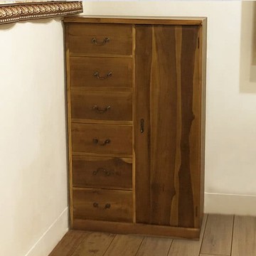 【吉迪市100%全柚木家具】RPSC013 柚木六門多格式高櫃 收納櫃