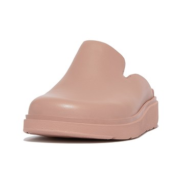 FitFlop GEN-FF 簡約皮革木屐鞋-女(淺黃米色)