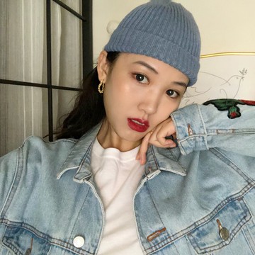 純色帽子女秋冬毛線帽韓國潮流氓帽日系可愛時尚冷帽雅痞針織帽冬1入