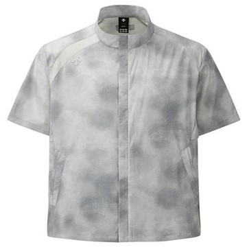 Descente 迪桑特 短袖襯衫 男裝 涼感 灰 DR11MFBL33-LGYG
