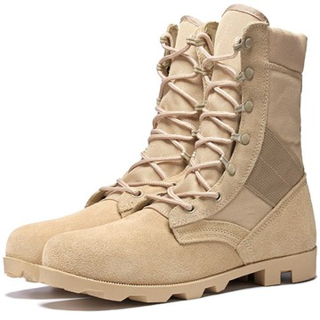 DADOENDE 男款 高筒工裝靴 CS233  米色  26cm