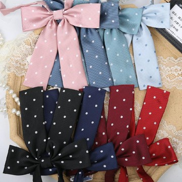 🔥2件8折🍊台北出貨🍊可開發票 日系可愛波點長柄少女軟妹領花jk制服領結學生學院風配飾