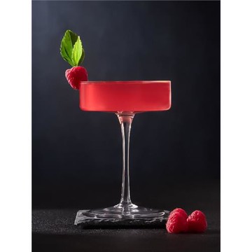 日式無鉛水晶橫切干馬天尼瑪格麗特古典瑪格麗特雞尾酒杯蝶形杯