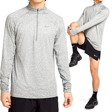 Nike Stride HZ Midlayer 男款 灰色 運動 休閒 上衣 立領 半開襟 長袖 HV2181-084