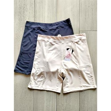 彩田女士防走光褲安全褲顯臀速干瑜伽褲提臀高彈莫代爾帶兜32553