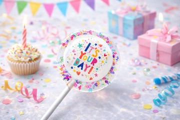 創意棒棒糖－慶生糖語