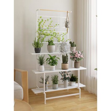 花架子客廳落地式多層鐵藝花架室內綠蘿陽臺花盆架植物擺放置物架