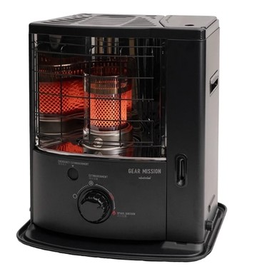 【TOYOTOMI】傳統反射式煤油暖爐 RS-GE23B  限定黑色