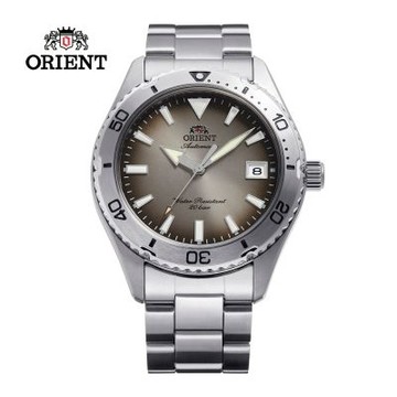 ORIENT 東方錶 WATER RESISTANT系列 200m 運動風格機械錶 鋼帶款 漸層灰色 RA-AC0Q16N - 39.9mm