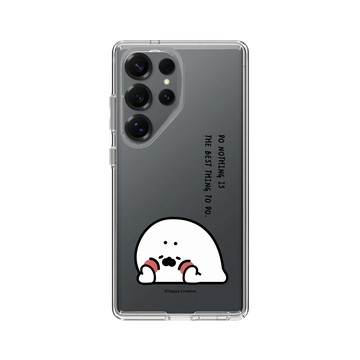 Galaxy S25 Ultra Clear 透明 - 無所事事小海豹 The Nothing Seal - 什麼都沒做
