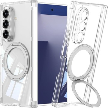 Z Fold8 / 7 / 6 系列殼 【ACE_CASE]三星SAMSUNG Galaxy Z Fold8 Ultra 凱德譽A04 無前框式360度旋轉磁吸指環支架手機殼保護殼