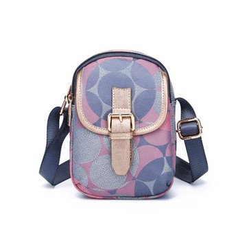 盛裝舞步新款帆布迷你斜挎包休閑牛津布豎版手機包女X66