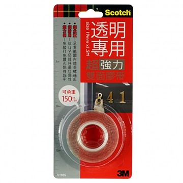3M VHB 透明用雙面膠帶 19mm