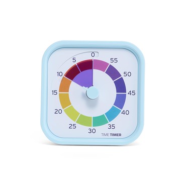 [4美國直購] Time Timer MOD 3.5吋 彩虹面 紫色轉盤 視覺倒數計時器 60分鐘定時器 視覺化 時間管理 (CC1)