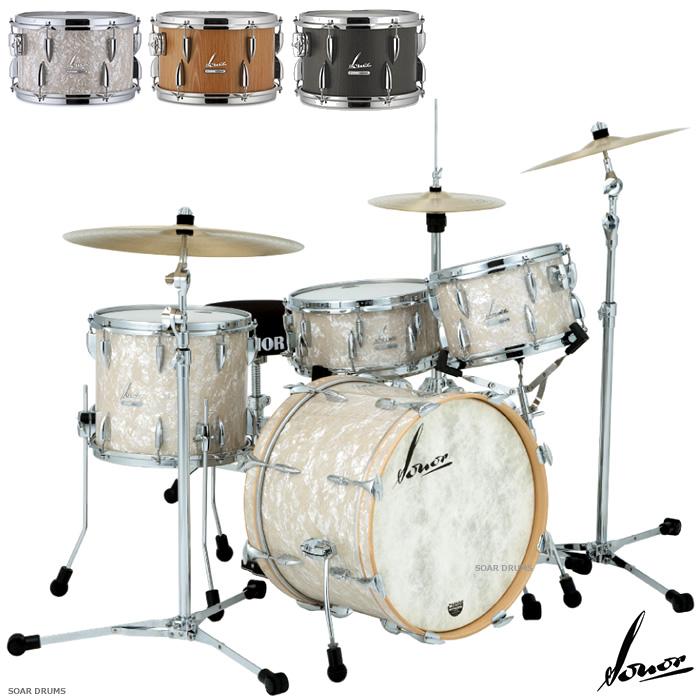 ドラムセット　SONOR ソナー ヴィンテージシリーズ・VT15-THREE20 VP   スネアVT15-1465SDW   ハードウェアセット