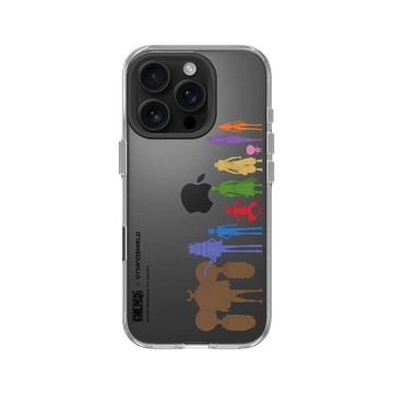 iPhone 16 Pro Clear Case（相機按鈕） 透明 - 航海王 One Piece - 海賊團系列-草帽一行人 剪影