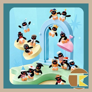 【115.7月預購】迷你Pingu-gugu奇遇記系列毛絨掛件盲袋(6cm) [單抽/盲盒] 如需中盒請下16倍數 一中