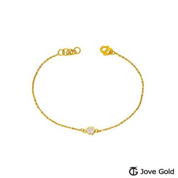 Jove Gold漾金飾 戀人視角黃金手鍊