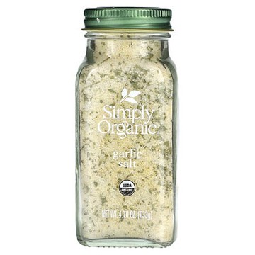 Simply Organic, 蒜鹽，4.7盎司（133克）