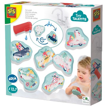 SES幫動物們洗車水畫洗澡玩具 原裝進口 無毒低敏  多色  1組