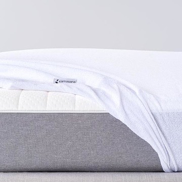 西班牙 KAMASANA | 純棉毛巾布 床包式保潔墊 | Aire Bio（加大）