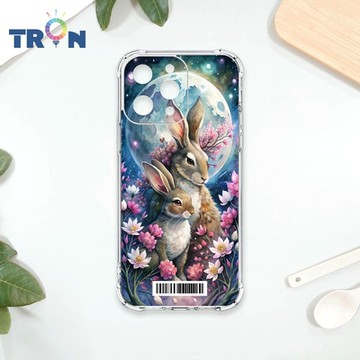 TRON IPHONE 15 PRO MAX 月球上的兔子 四角防摔載具殼 軟殼 手機殼