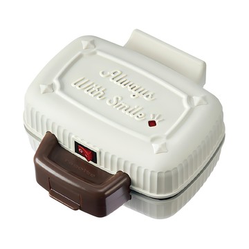 recolte 麗克特 Mini 迷你格子三明治機 白色  RPS-3