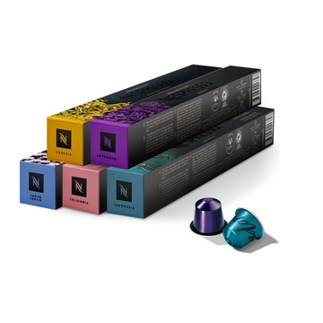 Nespresso 都會生活咖啡50顆組 (5條*10顆僅適用於膠囊咖啡機)