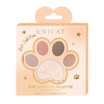 UNICAT 變臉貓 5色眼影盤 藝術家 大地色眼影 貓掌造型  1盒