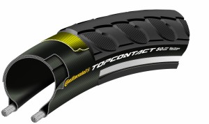 Continental Top Contact IIフォールドリフレックスバイクタイヤブラック700 x 32 C