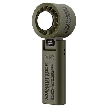 ADAMOUTDOOR 隨身掛繩機能冰鎮風扇  ADFN-HTF500-GR  綠色