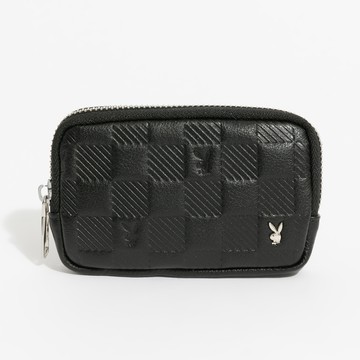 PLAYBOY-零錢包 Checkerboard系列-黑色(151-0404-09-1)