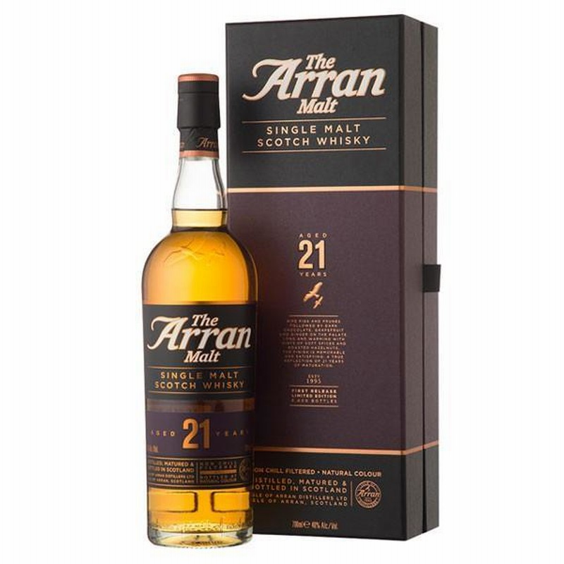 アラン Arran 21年 シングルモルトスコッチウイスキー 700mL アラン