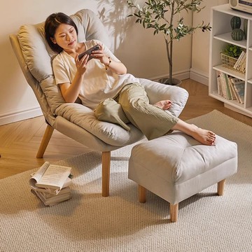 免運 開發票 懶人沙發椅宿舍電腦椅久坐休閑書房書桌椅臥室可躺午休椅2024 快速出貨