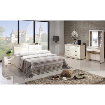 【唯熙傢俱】雪莉白雪松5尺床頭箱