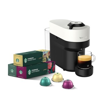 Nespresso Vertuo POP 星巴克® 30顆膠囊組 - 雲朵白