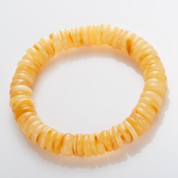磊富-萬年天然蜜蠟盤珠手鍊