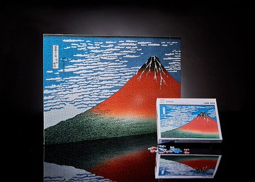 雷諾瓦拼圖文化坊/凱風快晴/1008片拼圖/葛飾北齋