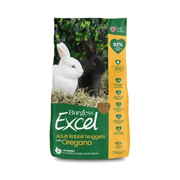 Burgess伯爵 小動物飼料1.5kg 成兔 奧勒岡葉 鼠兔飼料