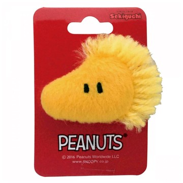 Sekiguchi 絨毛別針  Snoopy 塔克 黃色  1個