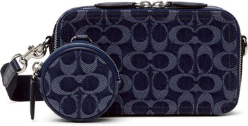 Coach 1941 蓝色 Charter Slim 斜挎包