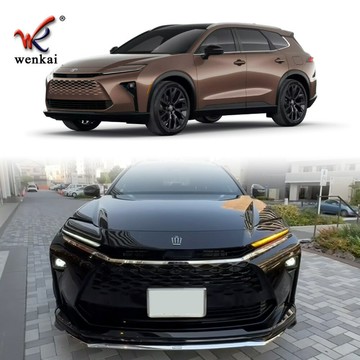 適用于豐田25款皇冠CROWN ESTATE SIGNIA改裝前機蓋中網裝飾亮條